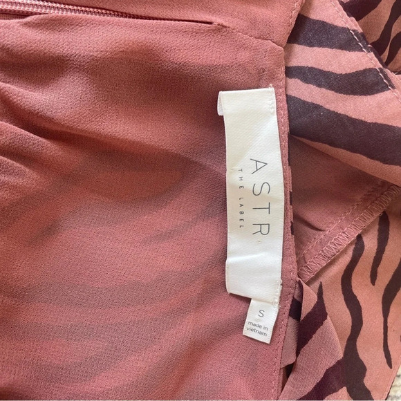 ASTR The Label Zebra Animal Print Tank Top Blouse Size S - Picture 7 of 7